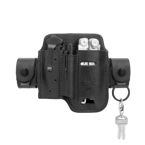 Tool Organizer for S/M Multitool, Pen/Pen Light with Small Flex & Action-Snap Belt Attachment